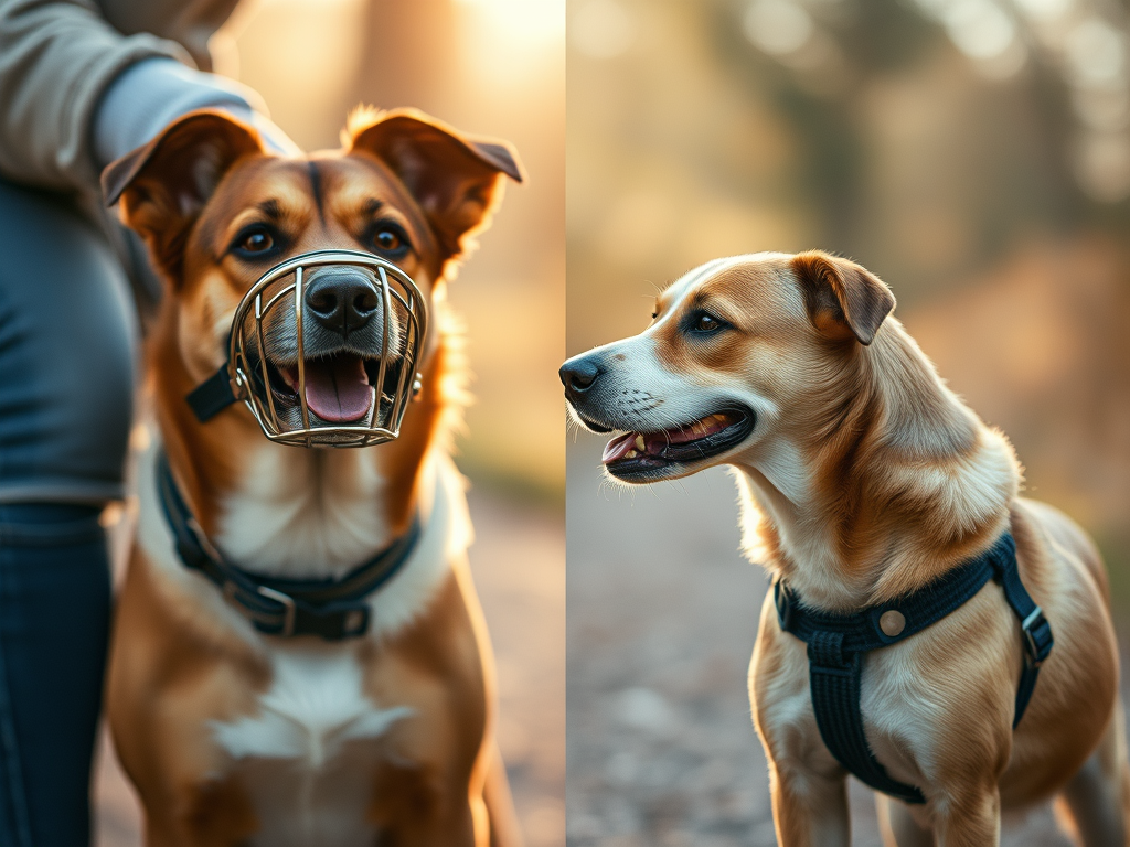 Diferencia entre Bozales y Anti tirones: Herramientas Clave para el Bienestar Canino