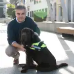 Manuel Gavilán con Aslan