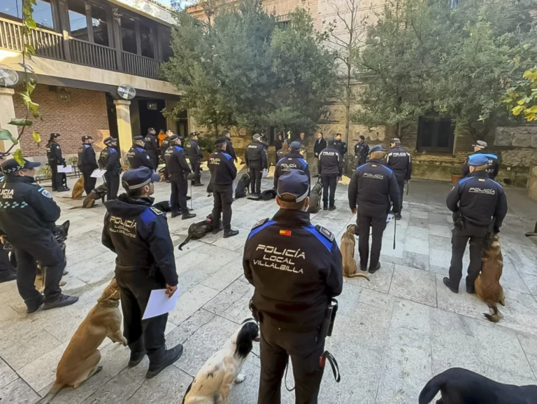 Las Unidades Caninas se entrenan en Torrejón de Ardoz