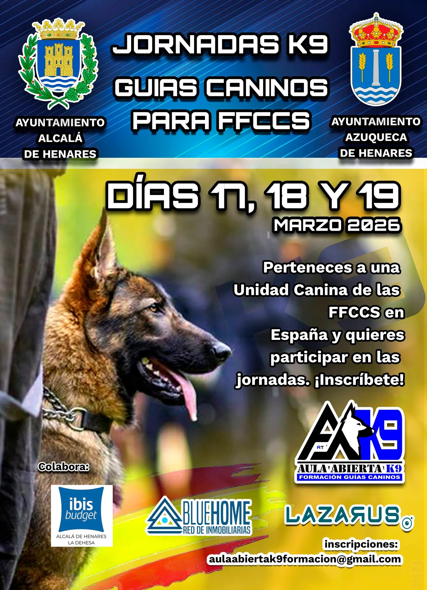 Jornadas K9 Guias caninos para FFCCS