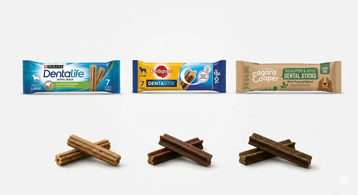 Dentalife vs. Dentastix vs. Edgard & Cooper: ¿Cuál es mejor?