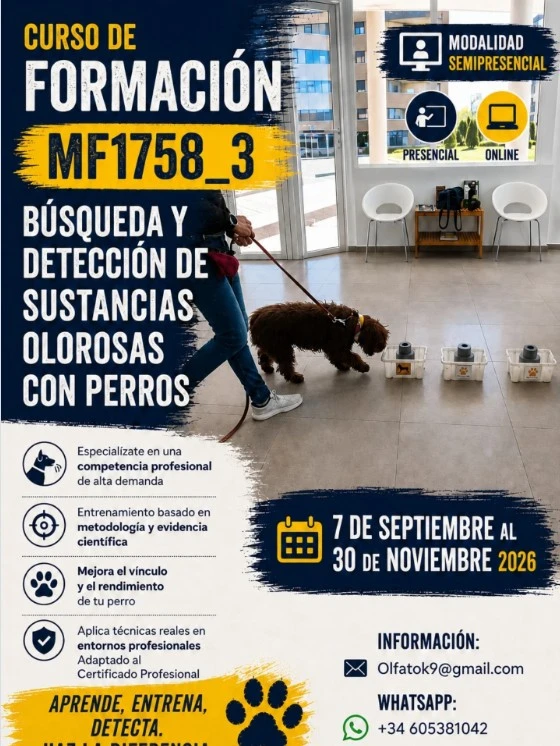 Búsqueda y Detección de Sustancias Olorosas con Perros