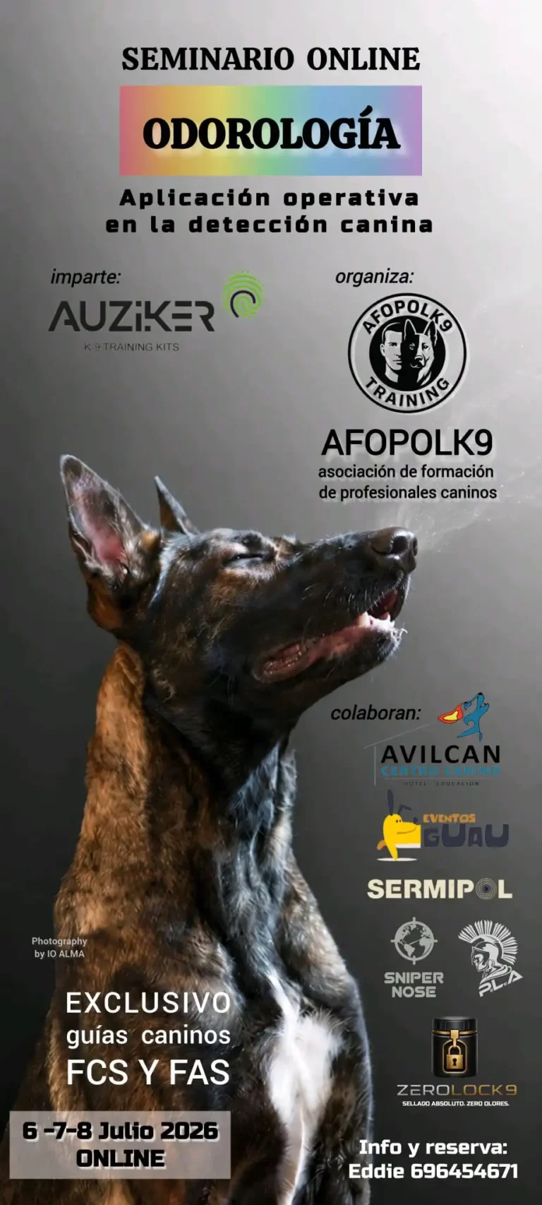 AFOPOLK9 seminario de odorología online