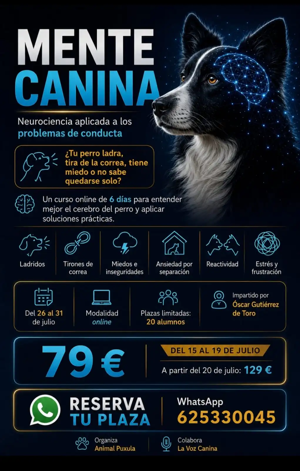 Mente Canina: El curso de neurociencia para la conducta de tu perro