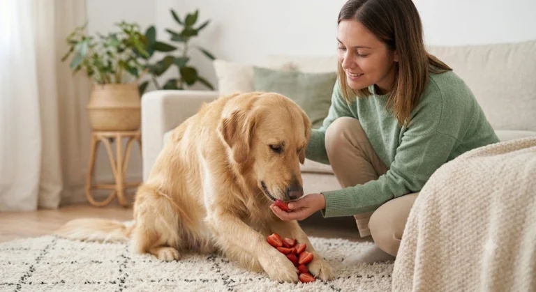 Los perros pueden comer fresas