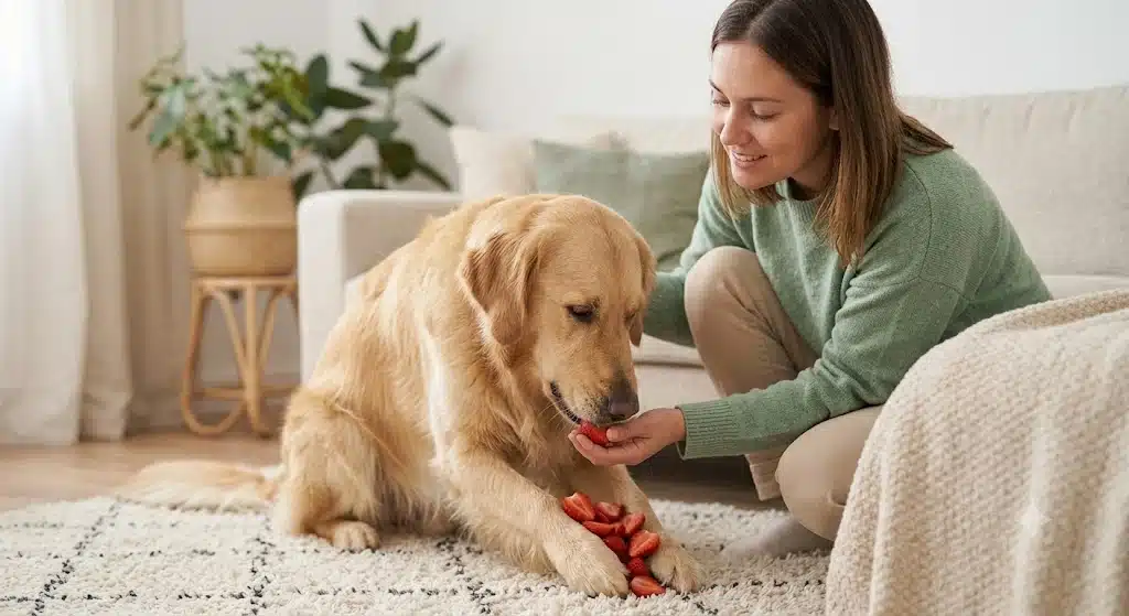 ¿Los perros pueden comer fresas?