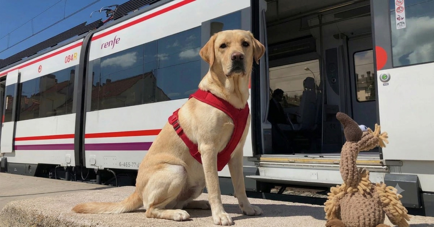 Renfe permite viajar con perros de hasta 40 kg en todos sus trenes