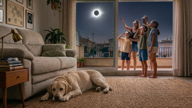 La RSCE pide no poner gafas a los perros en el eclipse del 12 de agosto