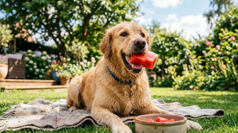 Los perros pueden comer sandía