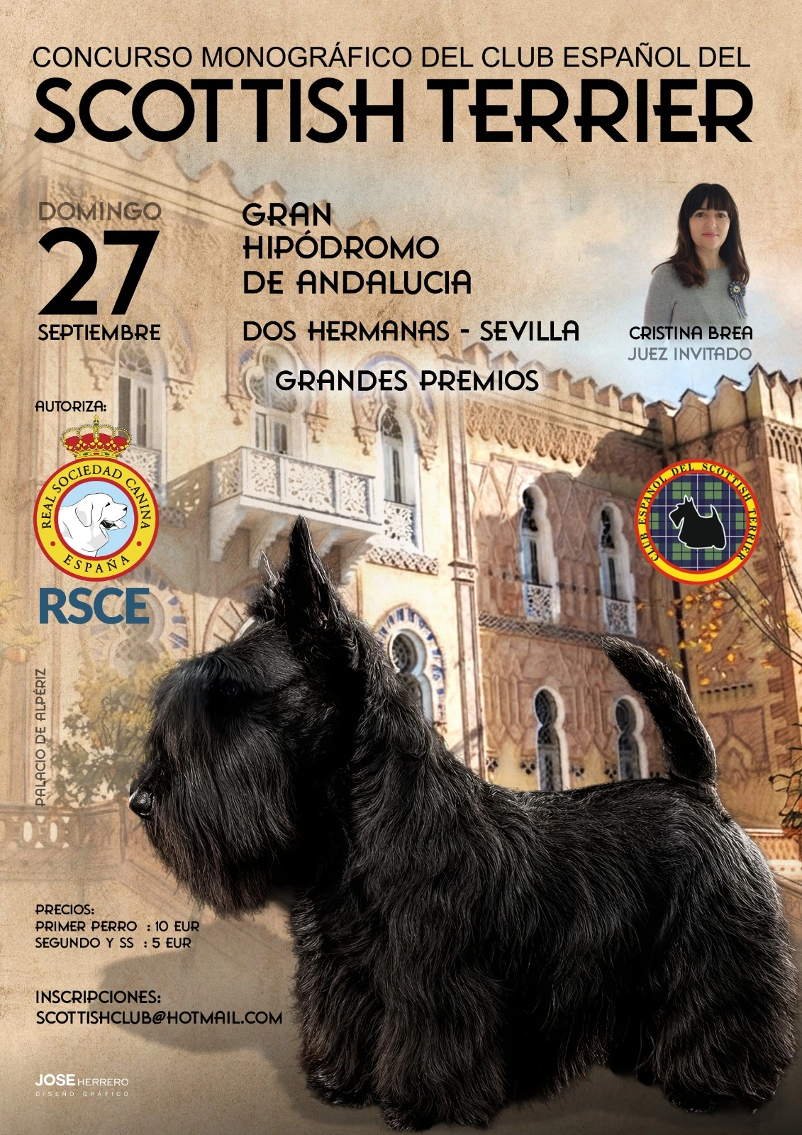 Concurso Monográfico del Scottish Terrier en Sevilla