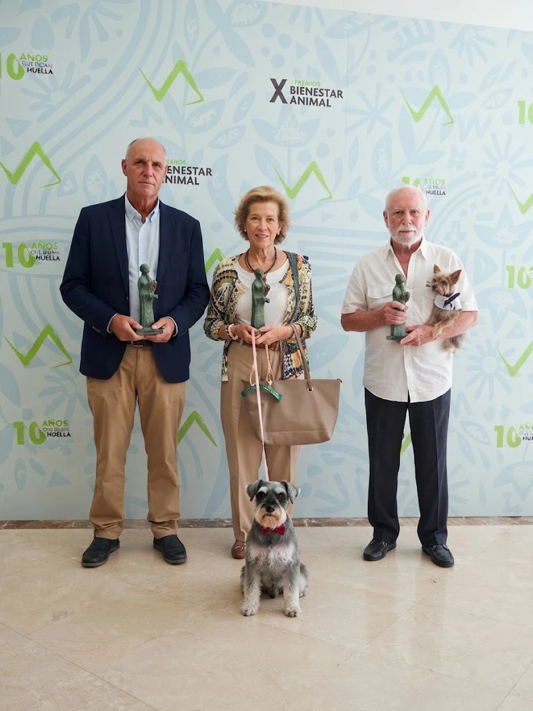 Premiados en el X Aniversario de Bienestar Animal