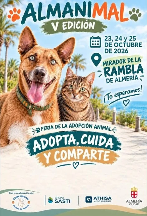 Feria de Adopción Animal AlmAnimal Almería 2026