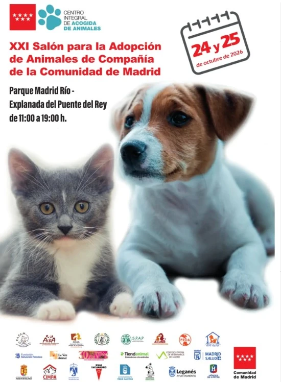 XXI Salón para la Adopción de Animales de la Comunidad Madrid 2026