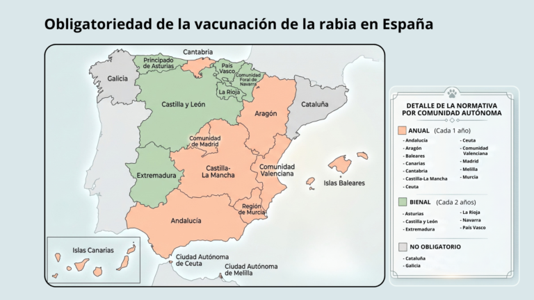 La RSCE exige unificar la norma obligatoria de vacunacion para perros