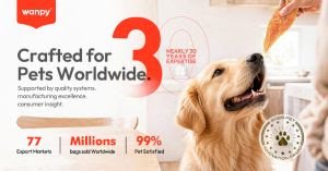WANPY Chicken Jerky Gana el Pet Innovation Award 2026